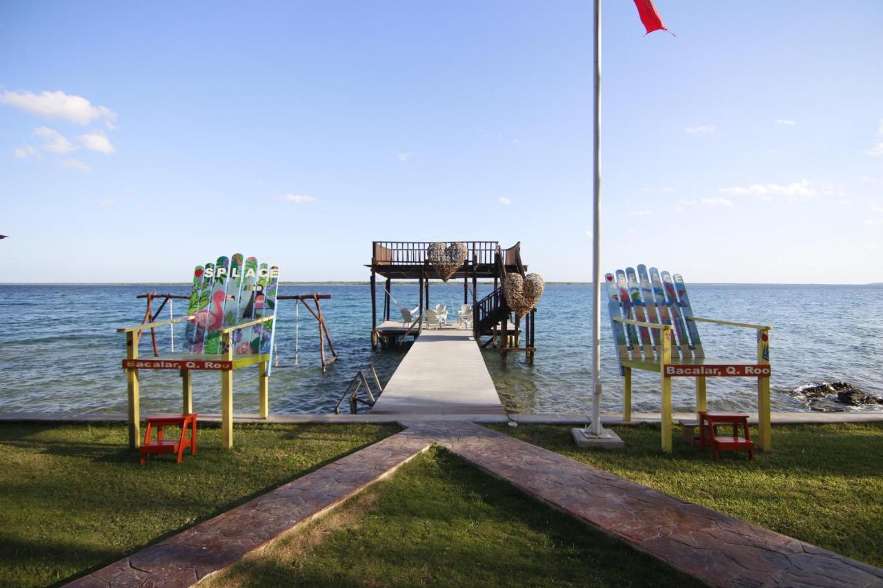 Coras Place Bacalar Lagoon Front Екстериор снимка