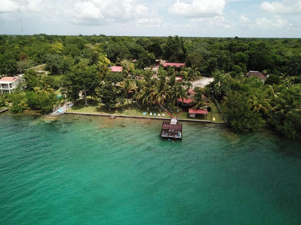 Coras Place Bacalar Lagoon Front Екстериор снимка