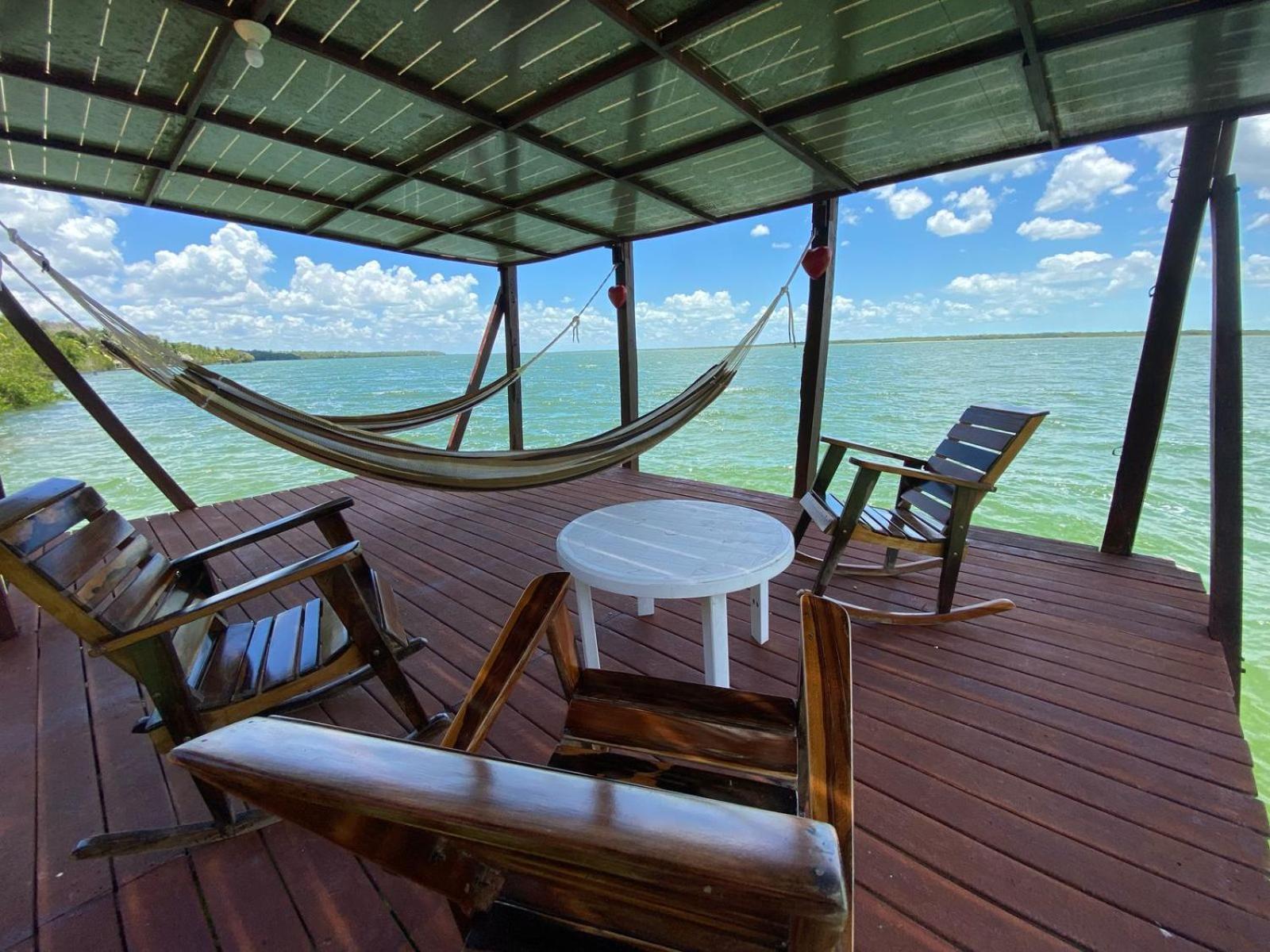 Coras Place Bacalar Lagoon Front Екстериор снимка